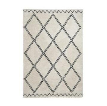 KARWEI Vloerkleed Crème/Zwart 160x230 cm