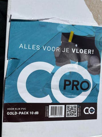 Ondervloer voor klik PVC - 10 dB geluidsreductie