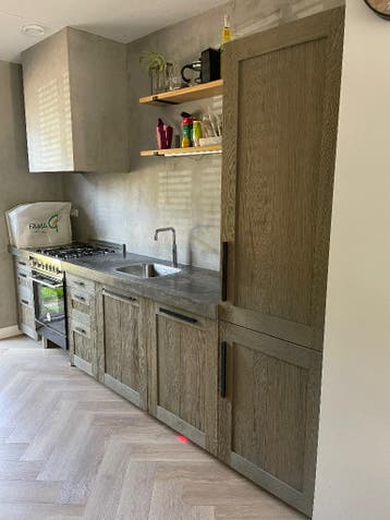 Keukenfrontjes, grepen en apparatuur