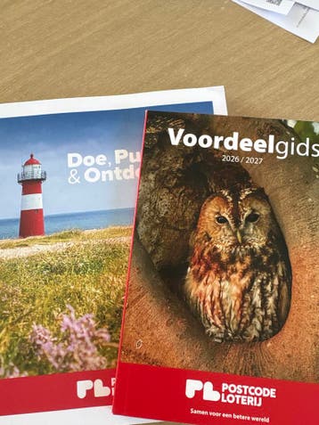 Postcode Loterij Voordeelgids 2026/2027 & Doe, Pu & Ontd