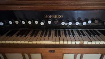 Antiek Hofberg Harmonium/Orgel - Vintage Muziekinstrument