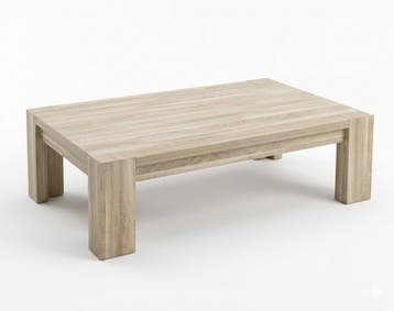 Moderne salontafel in lichte houttint