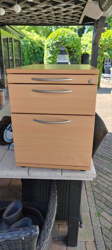 Ladeblok met 2 laden - Licht houtkleur