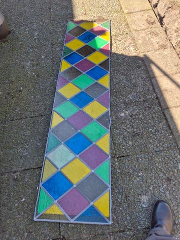 Gratis af te halen glas in lood raam