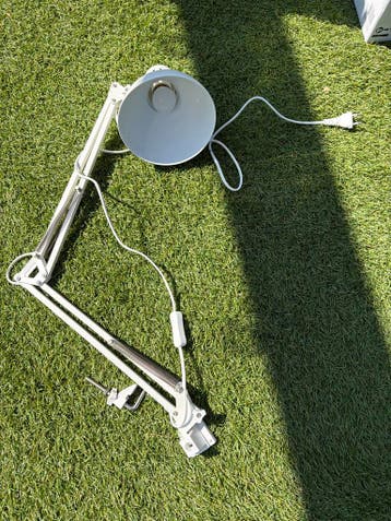 Witte IKEA bureaulamp in prima staat