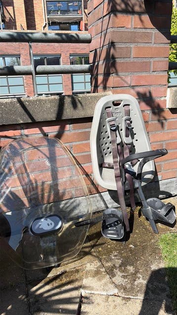 Yepp - fietstoeltje + windscherm