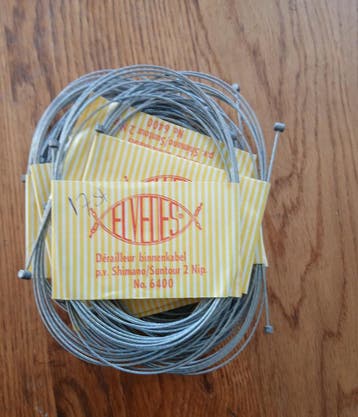 Derailleur fietsbinnenkabel shimano suntour 2 nippels 17 stu