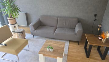 Gratis - Mint groene 2/3-zits bank