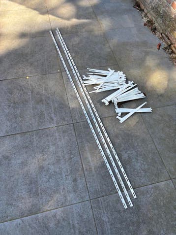 Rek onderdelen: staanders en dragers