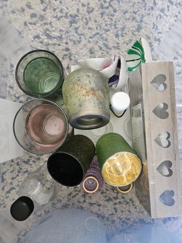 Gratis: Diverse theelichthouders