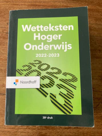 Wetteksten Hoger Onderwijs