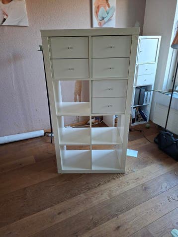 Gratis IKEA Kallax kast (oud model) met lades