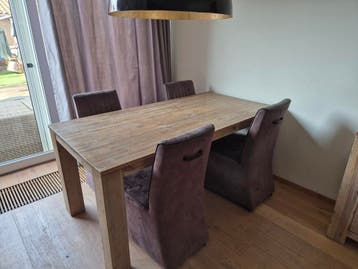 GRATIS!! Eettafel + salontafel