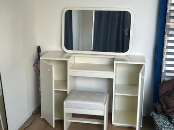 Witte retro kaptafel - GRATIS 26 april ophalen