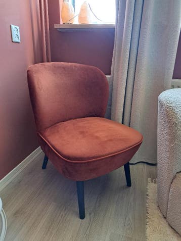 Velours stoel gratis ophalen