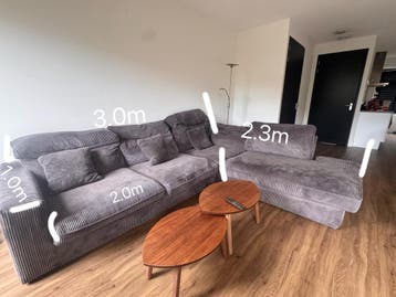 Gratis hoekbank - zelf ophalen vóór 30 april