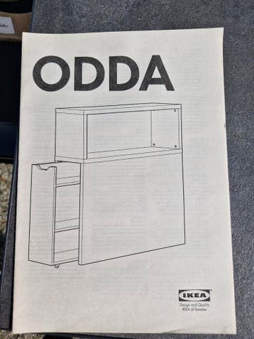 IKEA ODDA Opbergmeubel met Uitschuifbaar Element