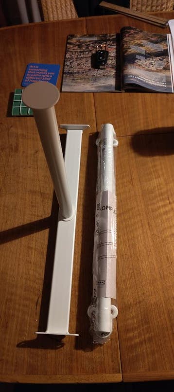 IKEA KOMPLEMENT Uittrekbare Broekhanger + roede