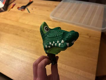 Fietsbel / fietstoeter krokodil