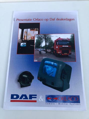 Folder DAF Orlaco presentatie