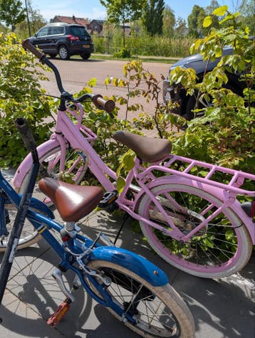 Kinderfiets 4-7 jaar opknapper - Roze