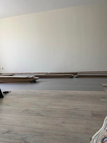 Gratis laminaatvloer - 50 m² - direct ophalen!