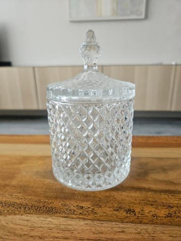 Gratis - glazen pot  met deksel