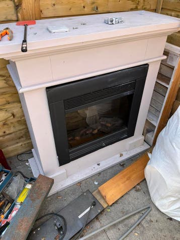 schauw met electiese haard