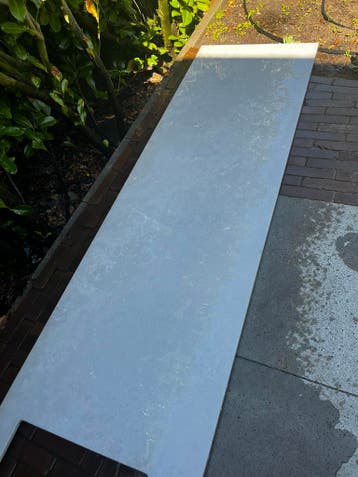 Light Grey keukenblad met uitsparing voor kookplaat