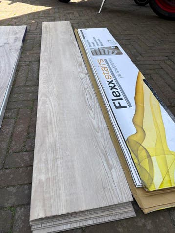 Gratis PVC vloer stroken - 3m2 Flexxstairs