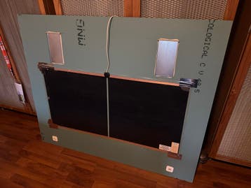 Spiegel met verwarming 230V 127x104 cm (randen verweerd)