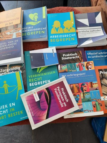 Studieboeken SJD Inholland - Diverse juridische vakken