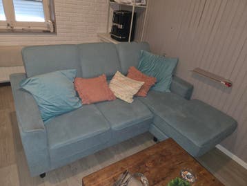 Comfortabele hoekbank met tv-kast GRATIS OP TE HALEN