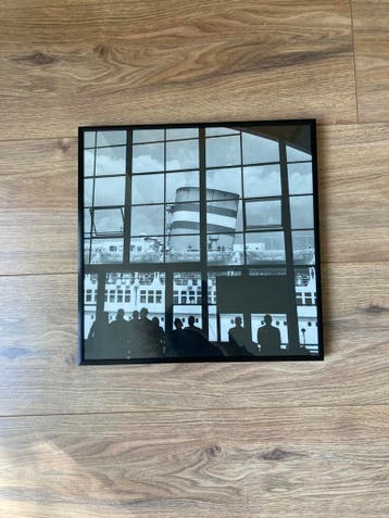 Gratis zwarte fotolijst vierkant (maat platenhoes)