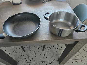 Kookpan en koekenpan