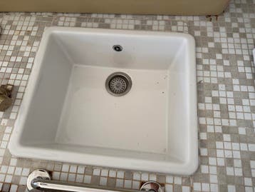 3 porseleinen wasbakken - Gratis af te halen