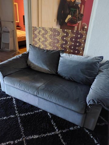 Zware slaapbank - 1.70m breed, 1.00m diep