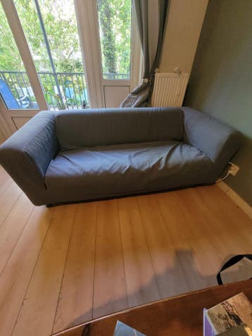Gratis tweezitsbank Ikea8 met antraciet hoes
