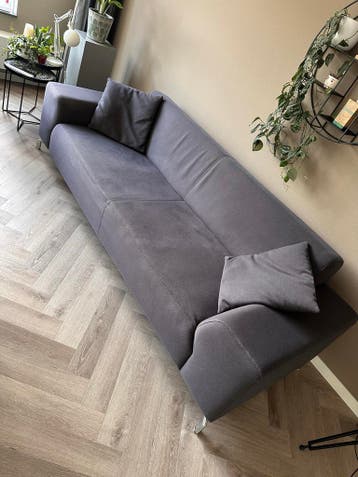 Comfortabele 3-zits bank - Antraciet grijs