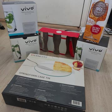 Gratis glazen bekers NIEUW