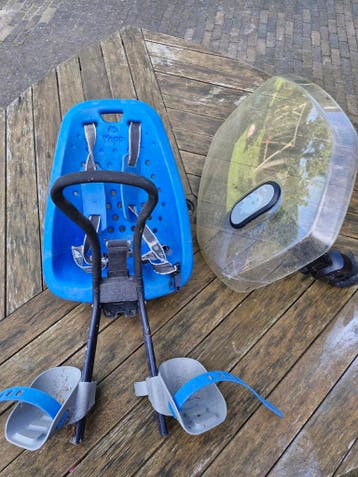 Yepp fietszitje met windscherm