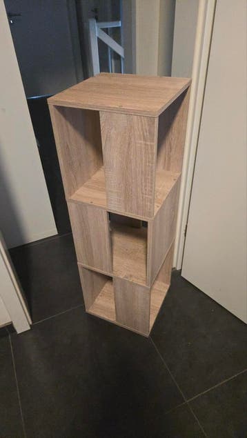 Modern vakkenkastje - Sonoma eiken look - Zo goed als nieuw