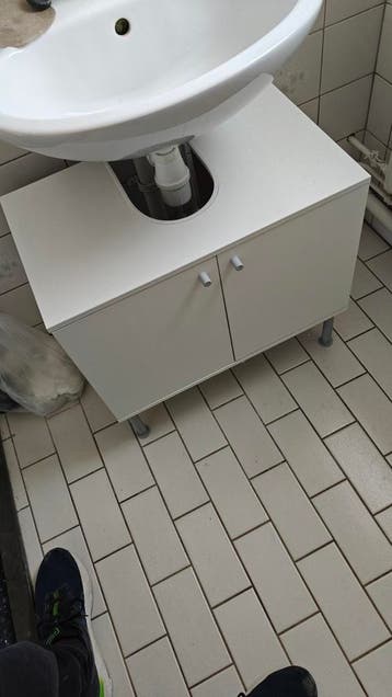 Gratis Ikea badmeubel
