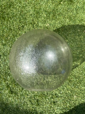 Gratis Grote glazen bol - decoratie of lampenkap