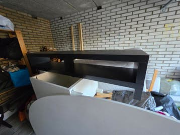 IKEA Lack TV-meubel 160x35x36 cm zwart/bruin