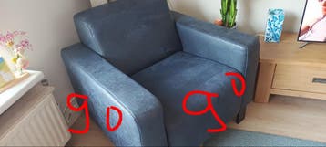 Gratis Comfortabele donkerblauwe fauteuil
