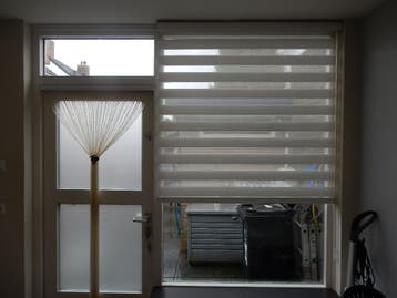 GRATIS Duo Rolgordijn wit set van twee