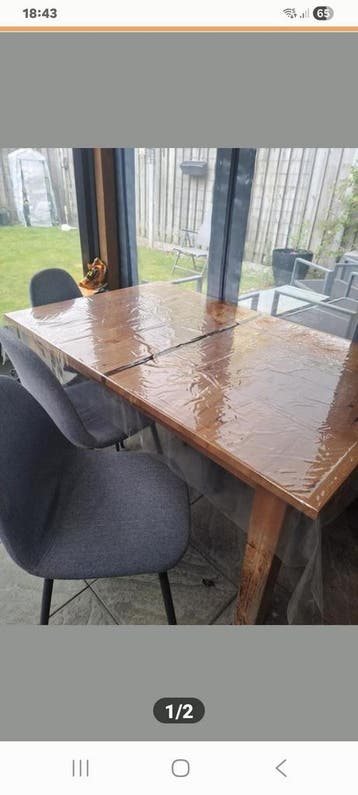 Tafel uitschuifbaar 1.50x0.95
