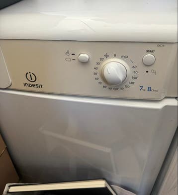 Indesit IDC75 Droger - 7kg B Class