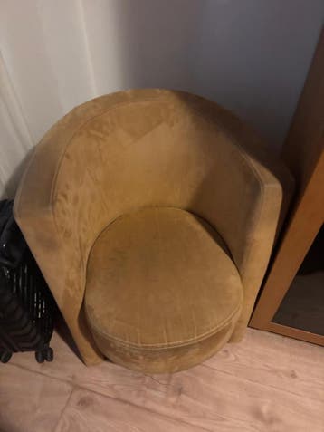 Stoffen stoel gratis